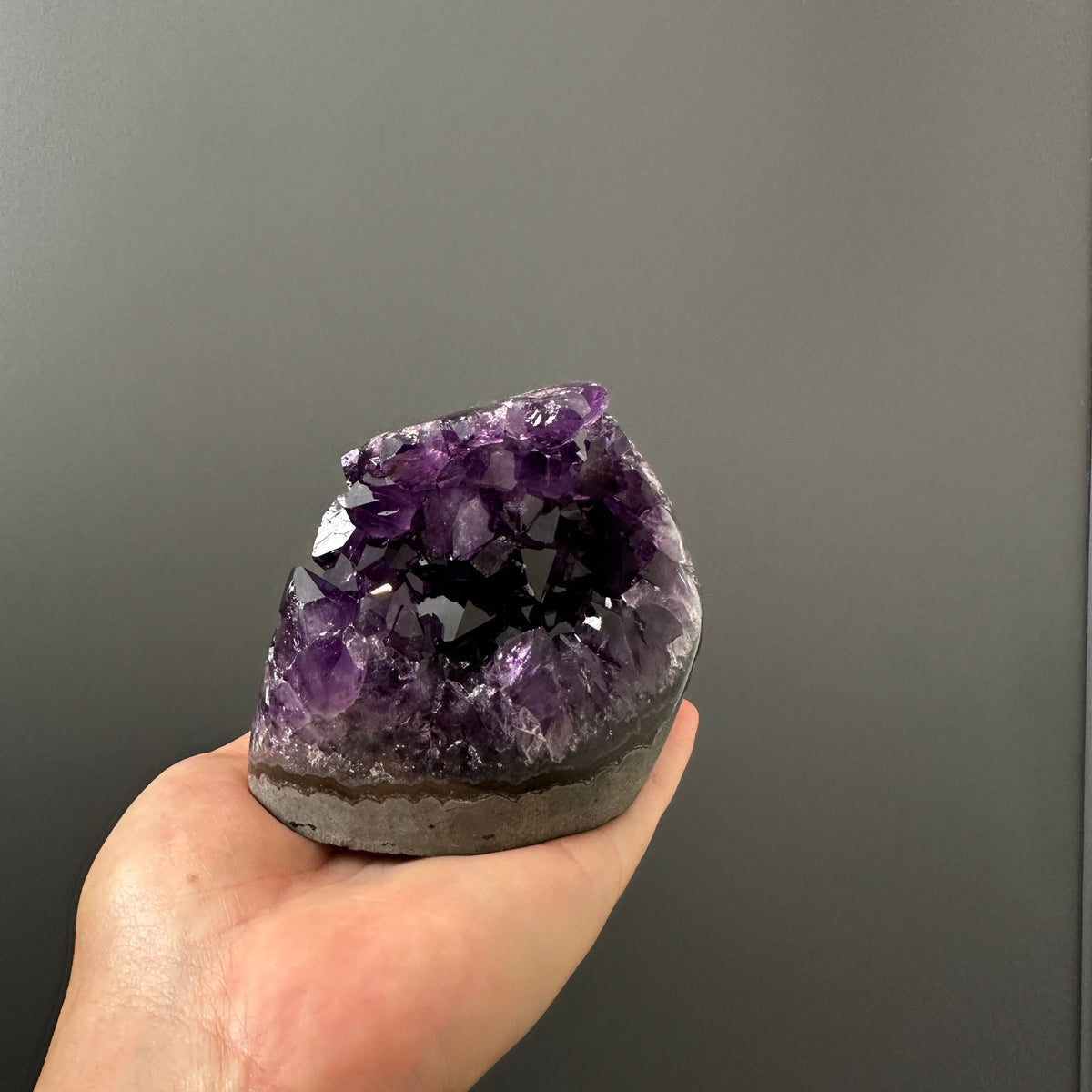 Natural Purple Amethyst Geode Cluster (CC)