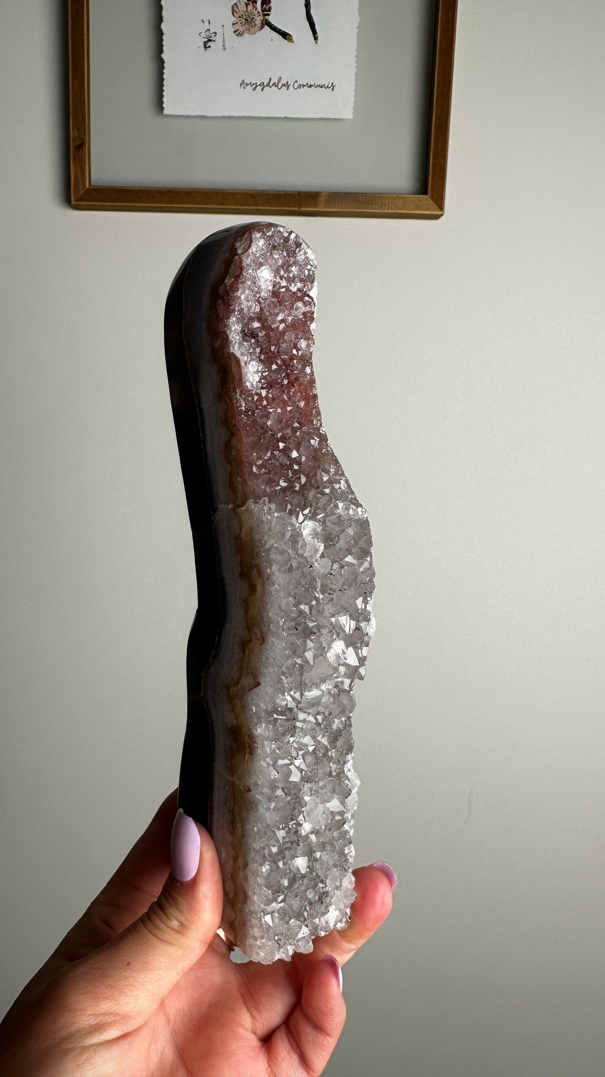 Natural Amethyst Geode Stand (GG)