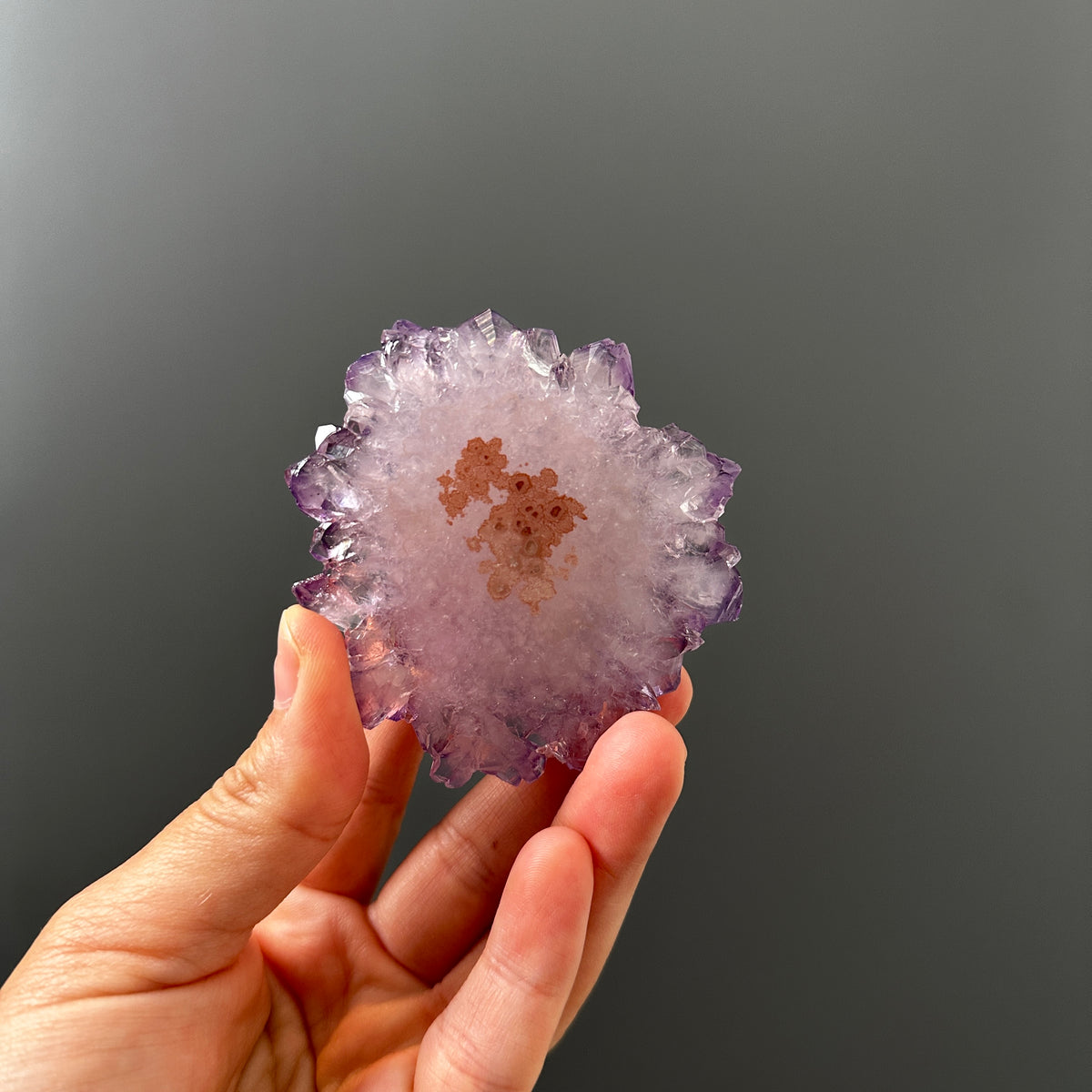 Crystal Amethyst Blooming Flower