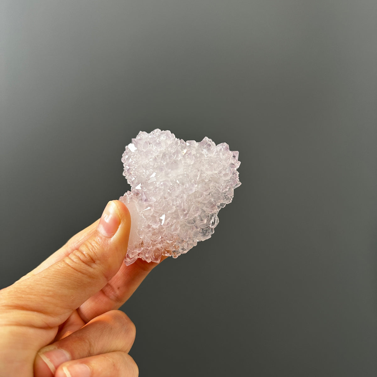 Crystal Amethyst Blooming Flower - Soft Pink