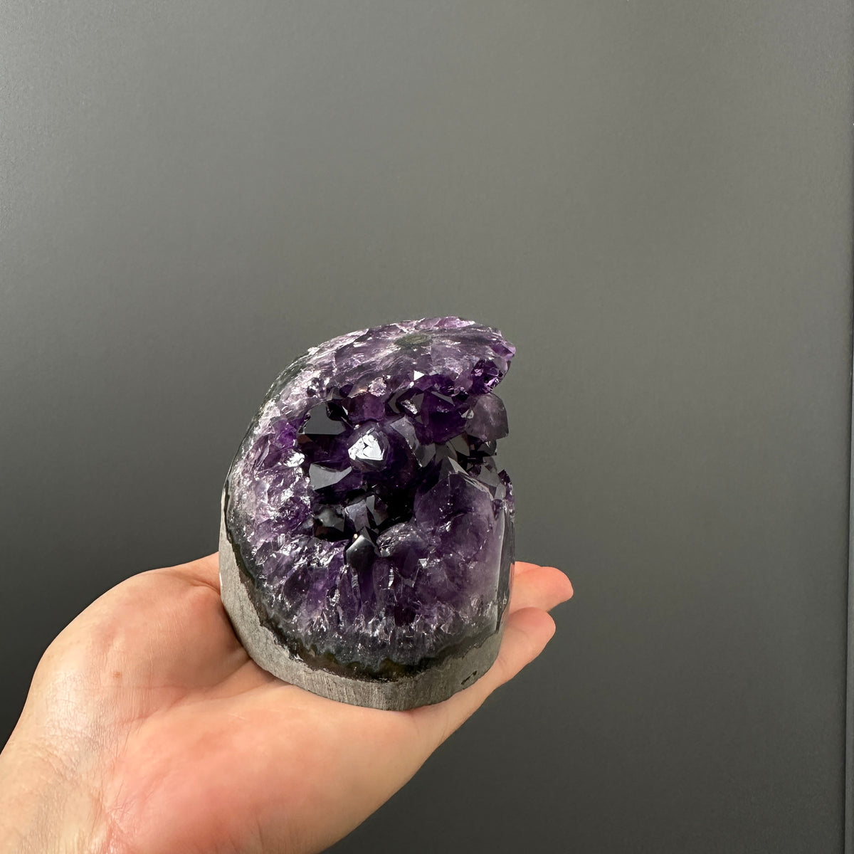 Natural Purple Amethyst Geode Cluster (CC)