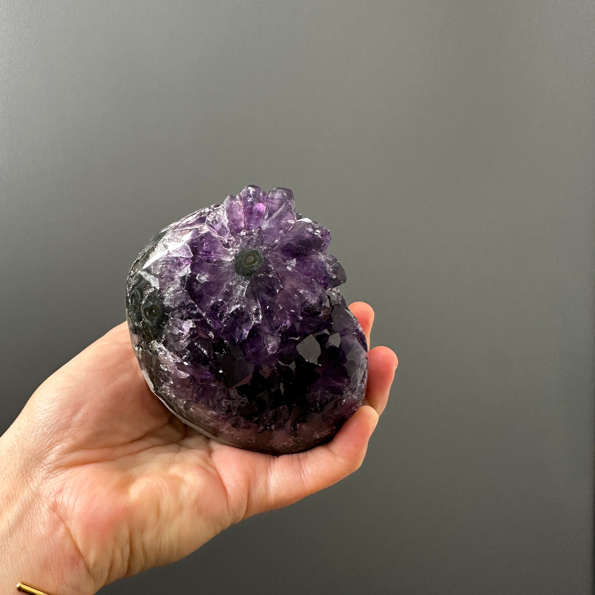 Natural Purple Amethyst Geode Cluster (CC)
