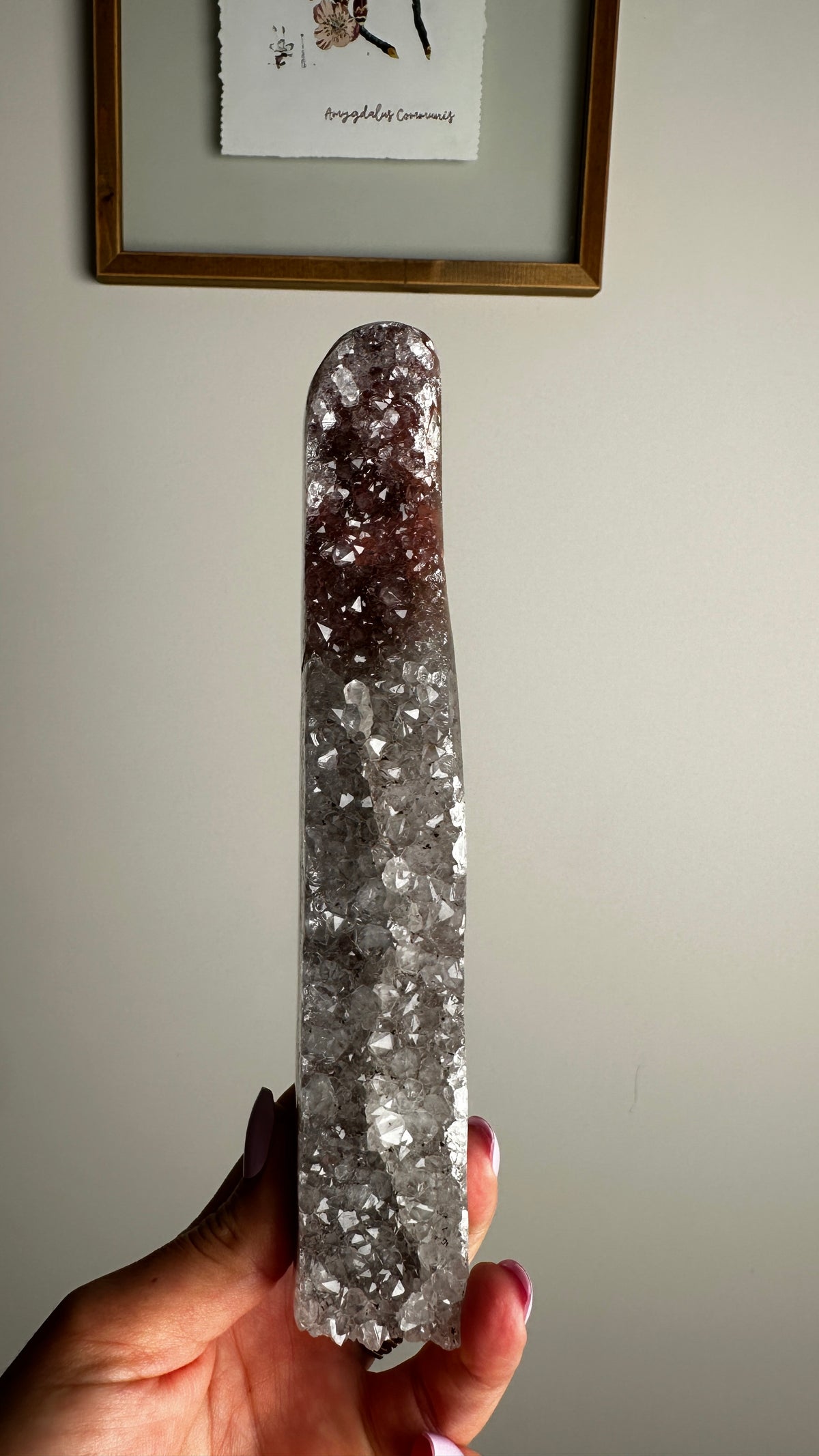 Natural Amethyst Geode Stand (GG)