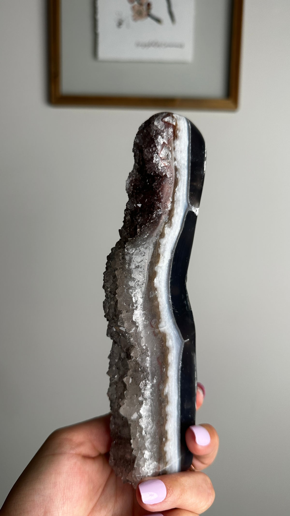 Natural Amethyst Geode Stand (GG)