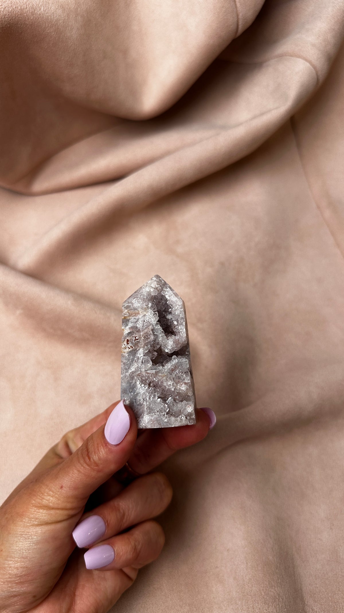 Druzy and Dreamy Agate Petite Druzy Amethyst (P)
